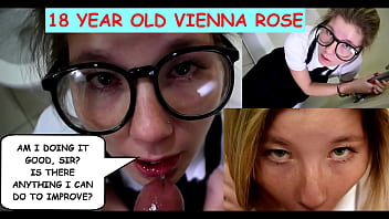 Aku Udah Bener Belum, Pak? Ada Yang Bisa Aku Perbaikin Biar Lebih Enak? Vienna Rose, 18 Tahun, Ngomporin Dan Ngehisap Kontol Kakek Tua Joe Jon